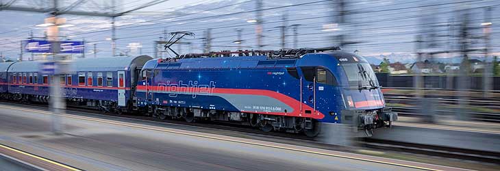 Neues Nachtzug-Angebot von Wien über München und Paris Gare de l'Est seit 13.12.2021 (©Foto: Harald Eisenberger, ÖBB)